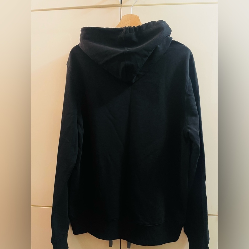 NWT Tommy Hilfiger Women’s Cotton Hoodie Sweatshirt Sz LG Black - Picture 5 of 8